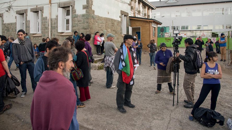 Mapuches reclaman en Bariloche