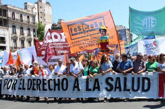 Semana de lucha en defensa de la salud pública – Canal Abierto