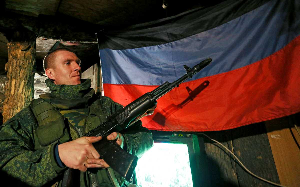 Milicias independentistas en Donetsk