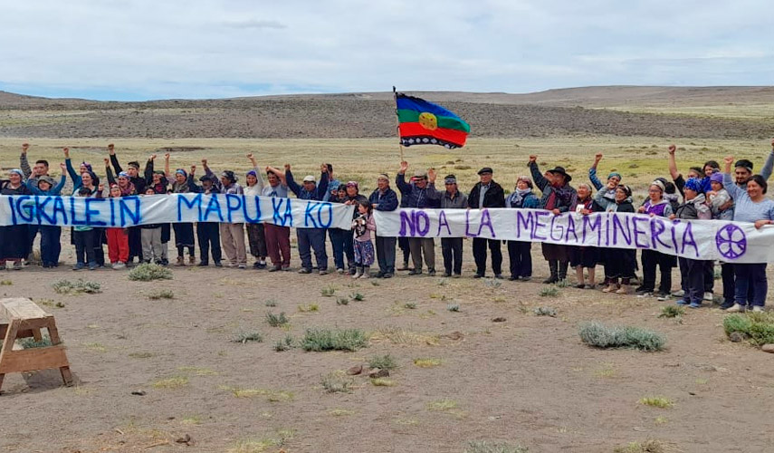 Mapuches, no a la megaminería