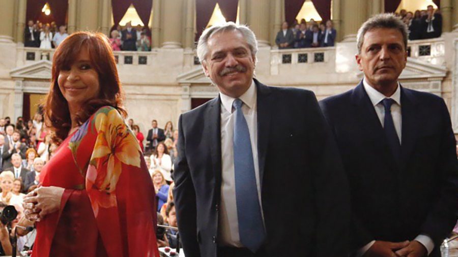 Cristina Kirchner, Alberto Fernández, Sergio Massa