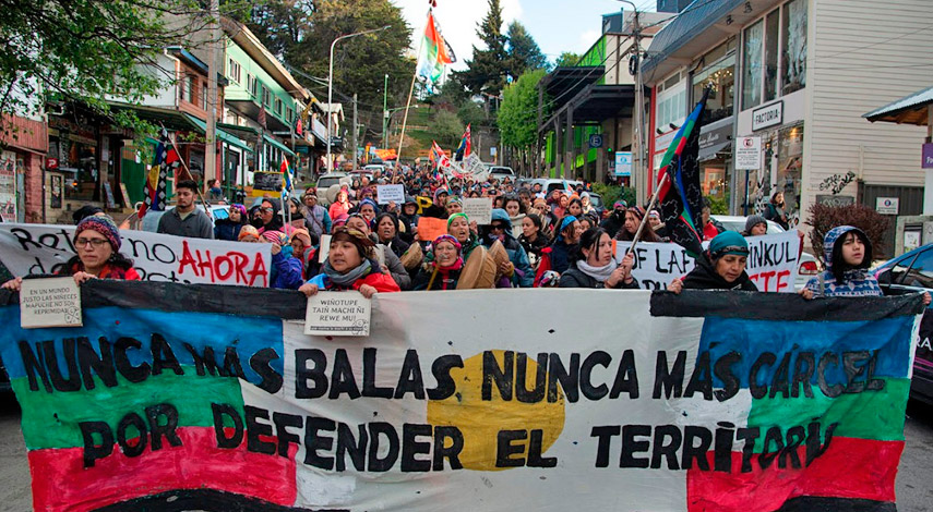 Marcha Mapuche Bariloche