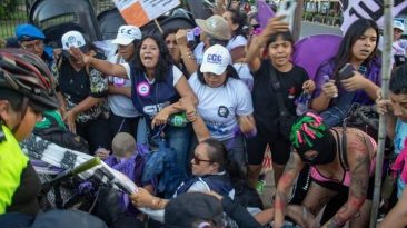 represión el 8M en Jujuy