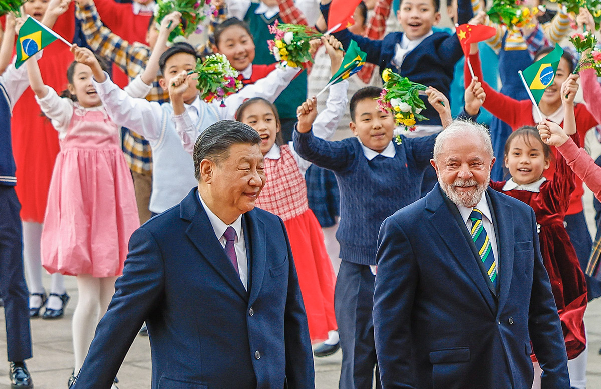 Lula y su homólogo Xi Jinping
