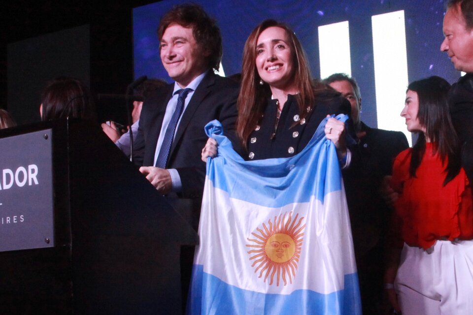 Victoria Villarruel y Javier Milei