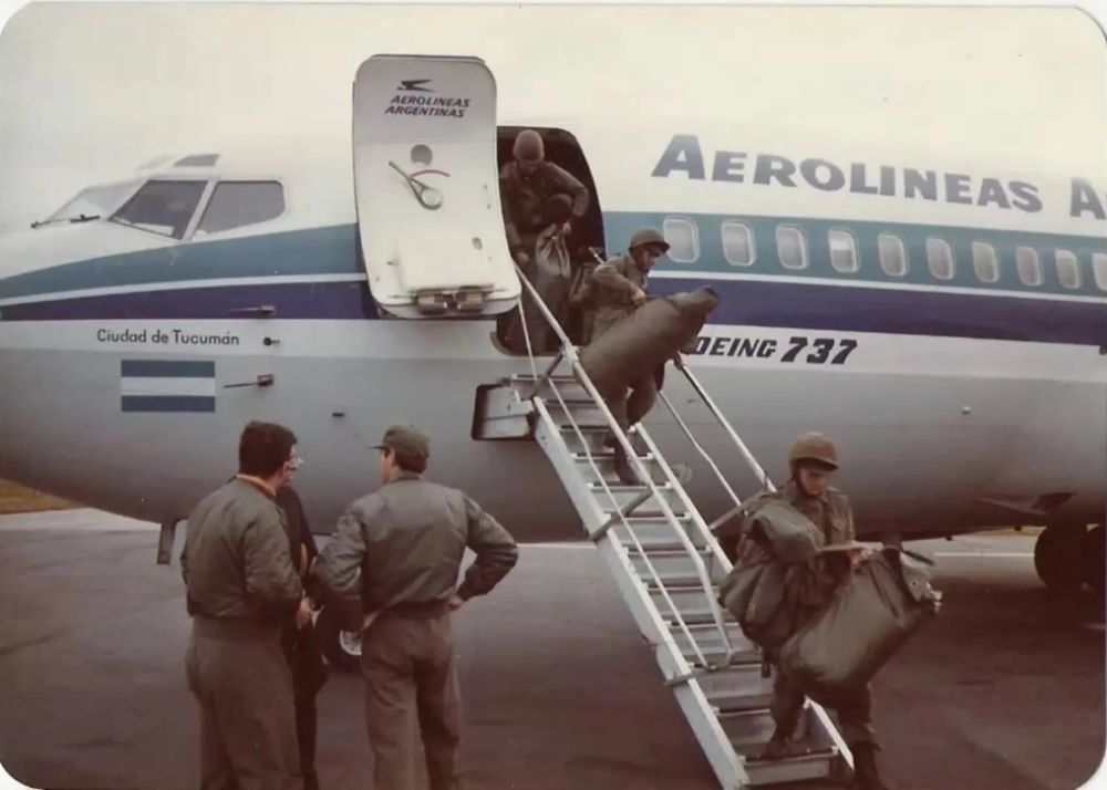 Aerolíneas en Malvinas