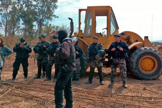Desalojo en comunidad tusca pacha