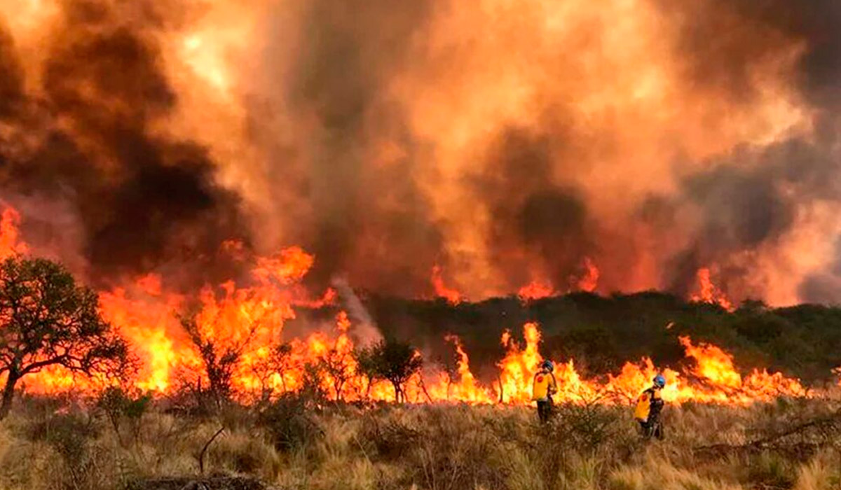 fuego en córdoba