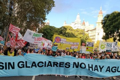 marcha por la ley de glaciares