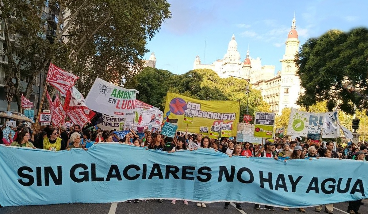 marcha por la ley de glaciares