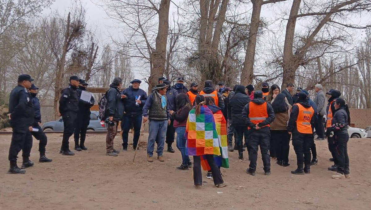 Desalojo en humahuaca
