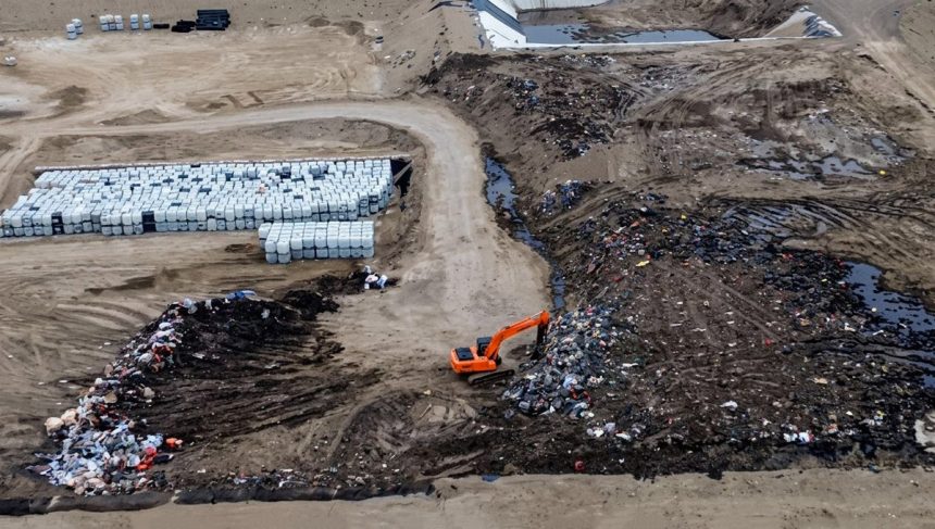 basurero petrolero de opsur en comodoro rivadavia